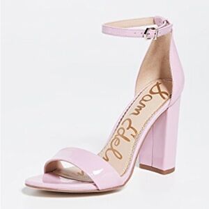 Sam Edelman Yaro Light Pink Ankle Strap Heels